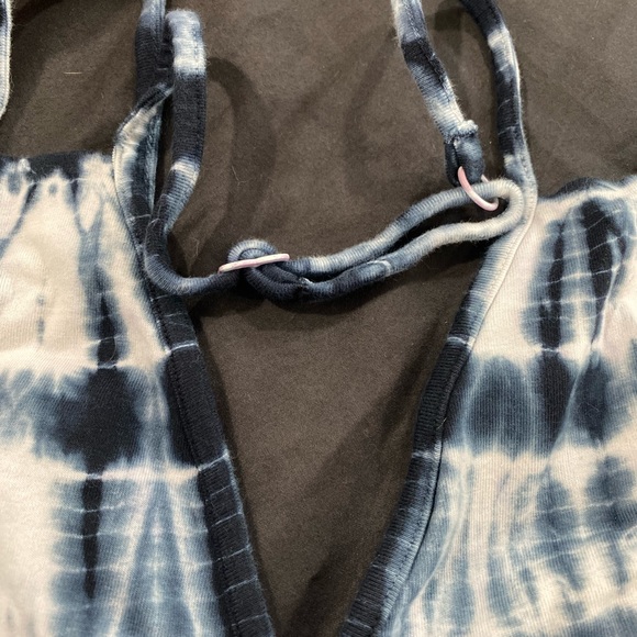 Tie Dye Open Back Romper - Picture 8 of 8